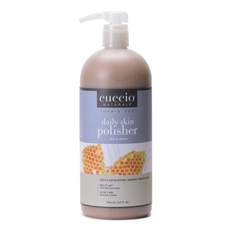 Cuccio Naturale Daily Skin Body Polisher - Soothes And Softens - Gentle Exfoliation Process - Lifts Dead Cells From Surface - Smooth And Radiant Resu