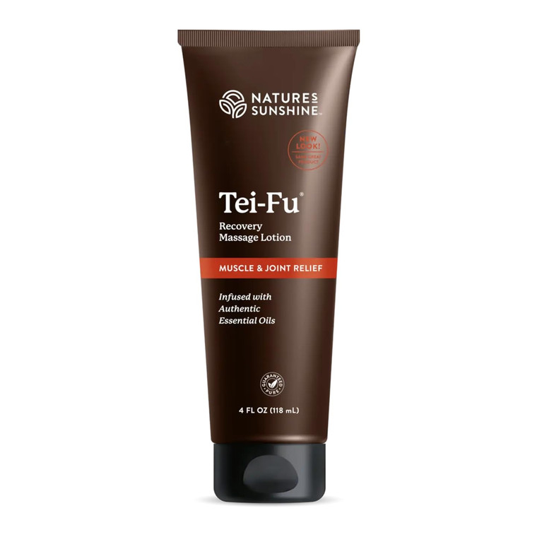 Nature's Sunshine Tei-Fu Recovery Massage Lotion with Essential Oils