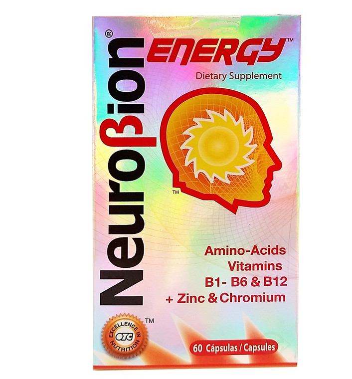 Neurobion, Energy Amino Acids, 60 Count (Pack of 3)
