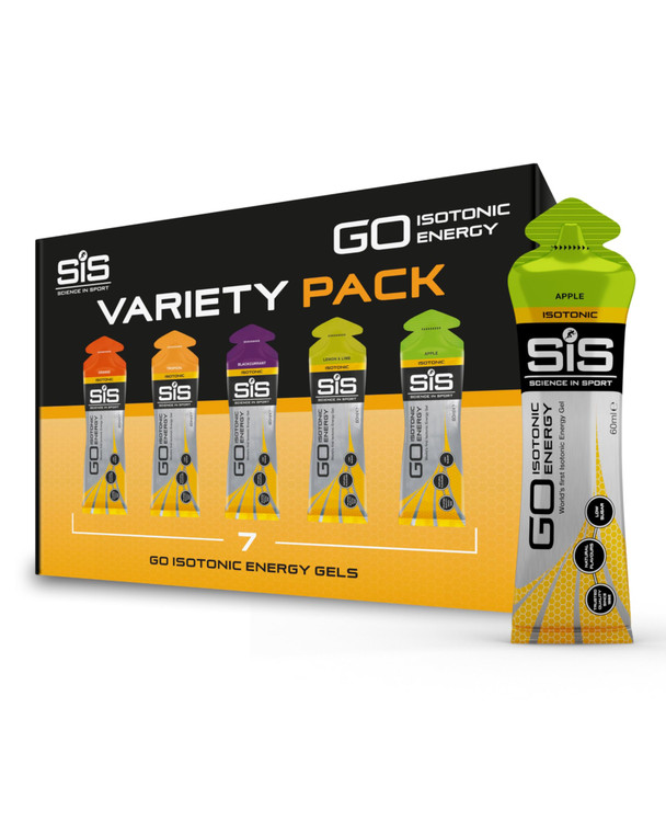 Science in Sport 60 ml Energy Gel Variety - Pack of 7
