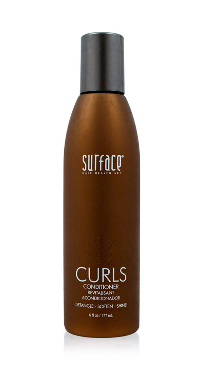 Surface Hair - Curls Moisturizing Conditioner Defines, Adds Shine, and Provides Frizz Free Style Longevity - 6 fl oz