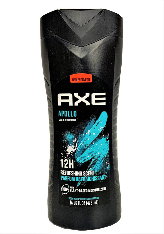 Axe Revitalizing Shower Gel Apollo, 16 Ounce Pack of 3)