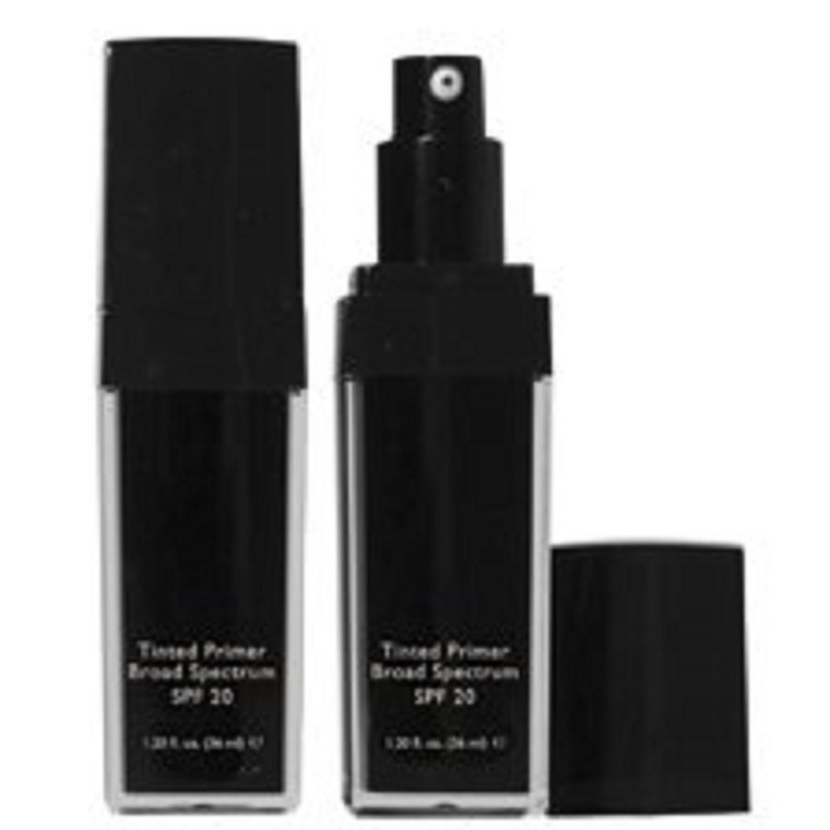 Tinted Face Primer Broad Spectrum SPF 20 - Demi-Matte Finish - Brightens Provides Anti Wrinkle Benefits - and Protects the Skin From Harm UV Rays - L