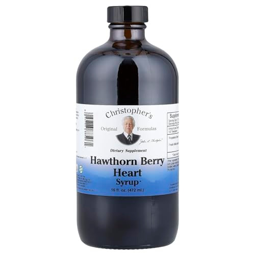 Christopher's Original Formulas Hawthorn Berry Heart Syrup - 16 fl oz | Natural Herbal Blend for General Wellness