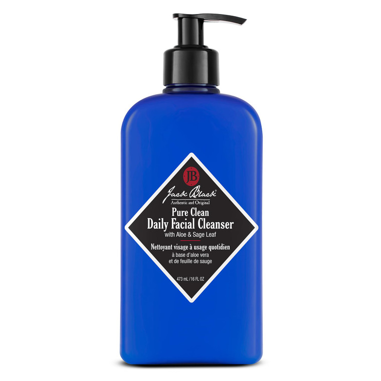 Jack Black Pure Clean Daily Facial Cleanser for Men - Mens Face Wash, Jack Black Face Wash Men's, Face Wash for Men, Face Cleanser for Men, 2-in-1 Me