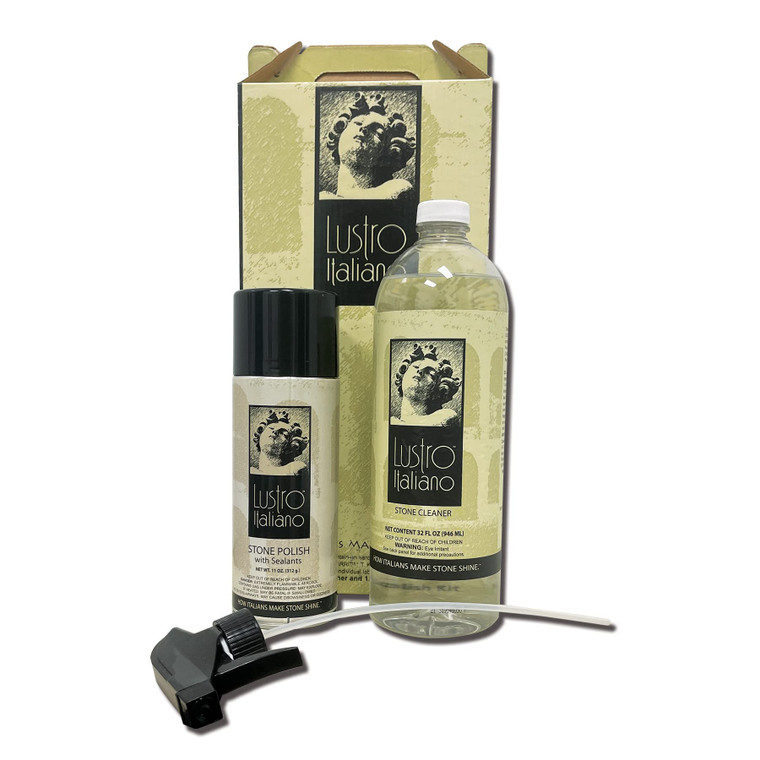 Lustro Italiano Kit, Cleaner and Polish