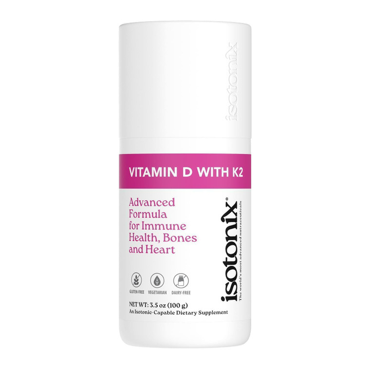 Isotonix Vitamin D with K2  Promotes Calcium Utilization, Maintain Bone Health & Immune Support, Isotonic Powder, Vegetarian, Gluten-Free (30 Servin