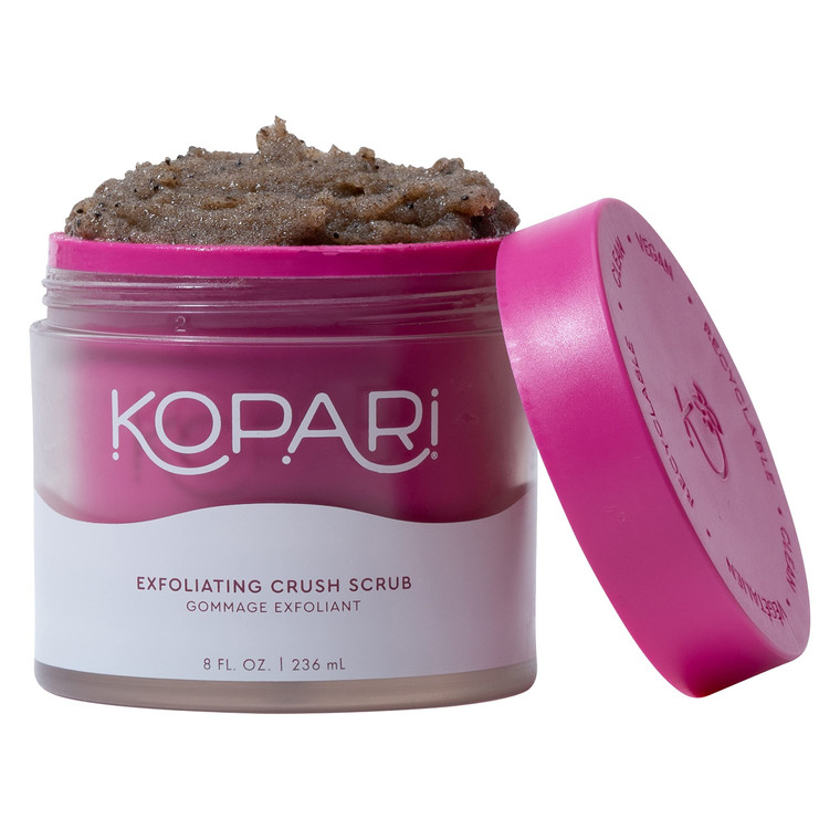 Kopari Coconut Crush Scrub - Brown Sugar Scrub to Exfoliate, Shrink the Appearance of Pores, Help Undo Dark & Age Spots + More With 100% Organic Coco