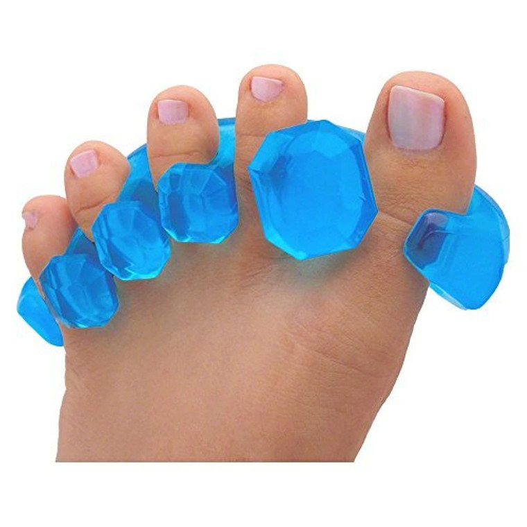 YogaToes GEMS: Gel Toe Stretcher & Separator - Americas Choice for Fighting Bunions, Hammer Toes (Small fits Shoe Sizes W: 7 and Over/M: 7 and Over)