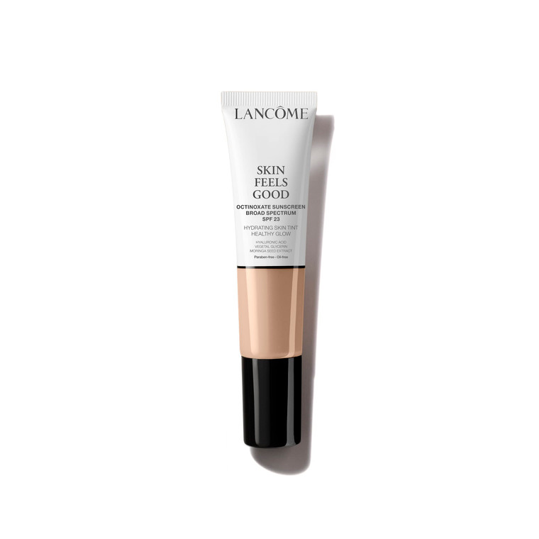 Lancôme Skin Feels Good Hydrating Tinted Moisturizer with SPF 23 - Oil-Free & Lightweight Foundation - Sheer Coverage with Healthy Glow Finish - 025W