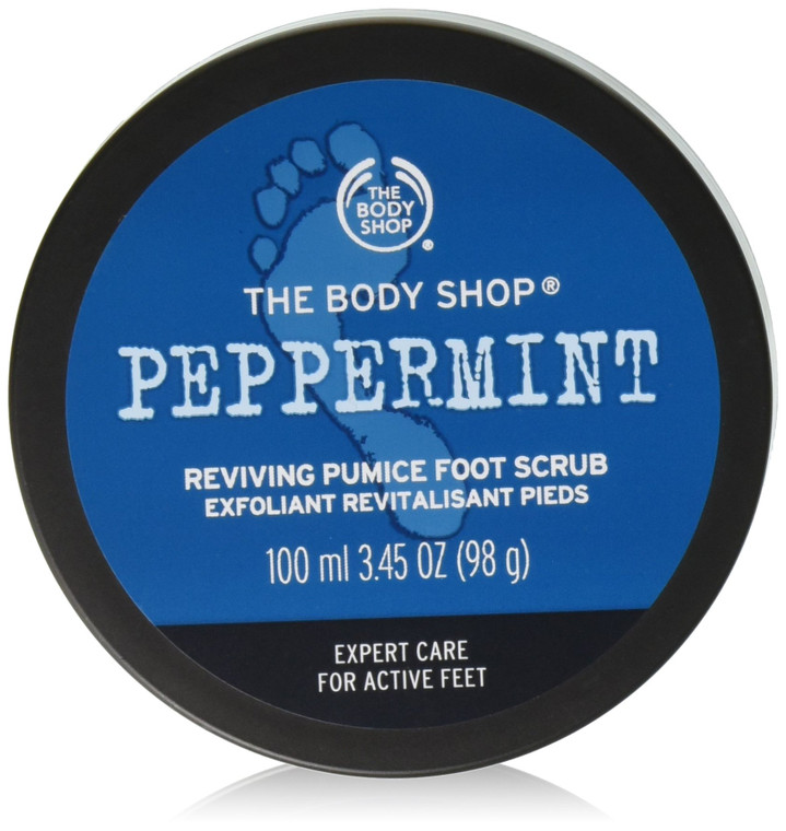 The Body Shop Peppermint Reviving Pumice Exfoliating Foot Scrub, 3.4 Fl Oz