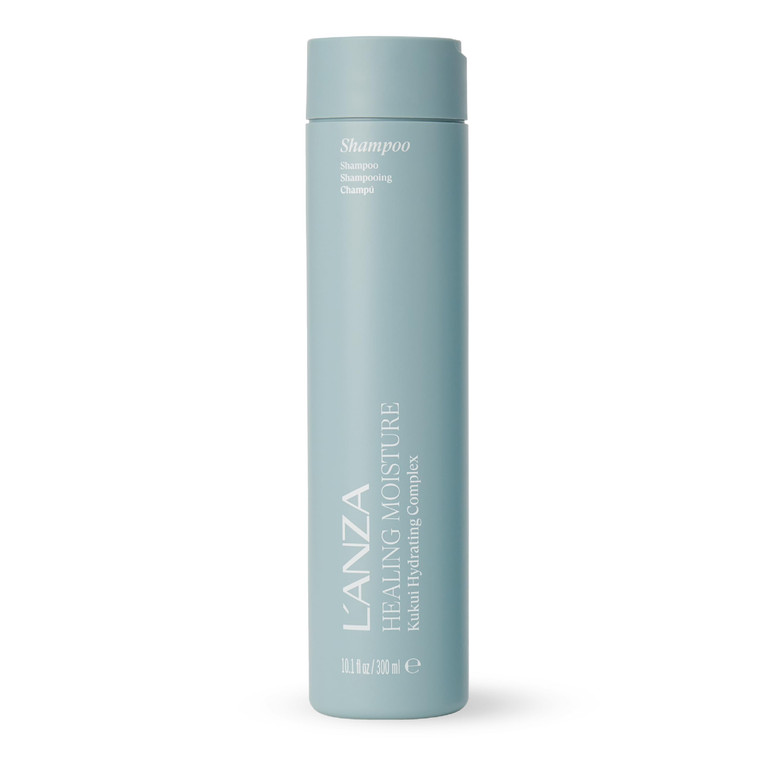 L'ANZA Healing Moisture Shampoo, Hydrates & Heals Damaged Hair, Deep Hydration, Softens, Anti-Frizz, Restores Elasticity, Color Safe Anti-Humidity Da