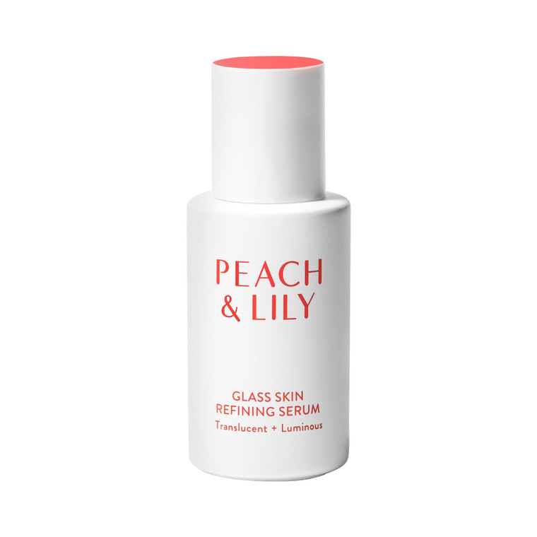 Peach & Lily - Glass Skin Refining Serum for Face (1.35 ounces) - Hyaluronic Acid Niacinamide Serum - Sensitive Skin - Vitamin B3, Peach & Yam, Pepti
