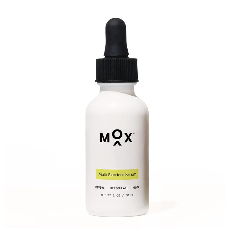 MOX Men's Multi Nutrient Serum, 1 Fl Oz, Hydrating & Anti-Aging with Premium Vitamin C + Squalane. 5 Vitamins, No Fillers, All Skin Types