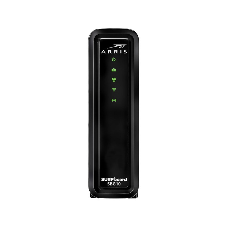 ARRIS Surfboard 16x4 DOCSIS 3.0 Wi-Fi Cable Modem, Model SBG10 (Black)