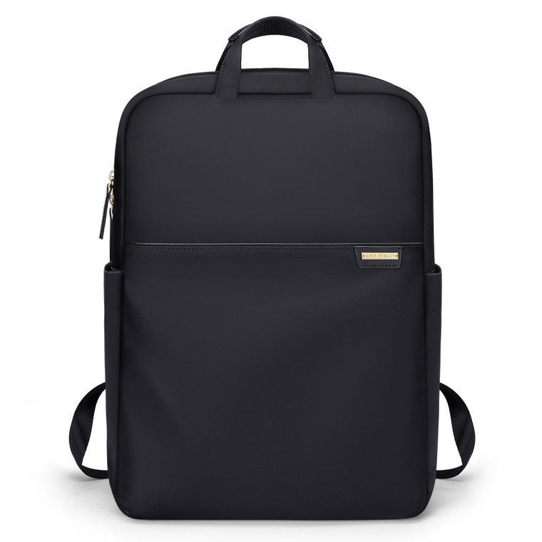 GOLF QUALITY Slim Laptop Backpack for Women, Lightweight Business Backpack for Women Computer Bag Purse for Commuting, Fit 16 Inch, Black