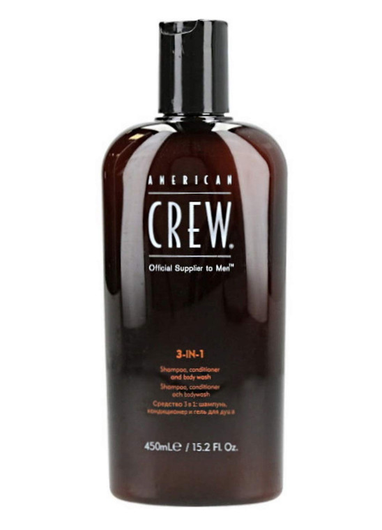 American Crew: 3-in-1 Shampoo, Conditioner & Body Wash, 15.2 oz (2 pack)