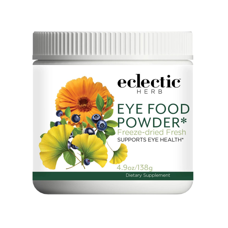 Eclectic Herb - Eye Food Powder | Vision Support, Superfood Vitamin and Mineral Supplement | Supports Eye Health | Bilberry + Ginkgo | Freeze Dried,