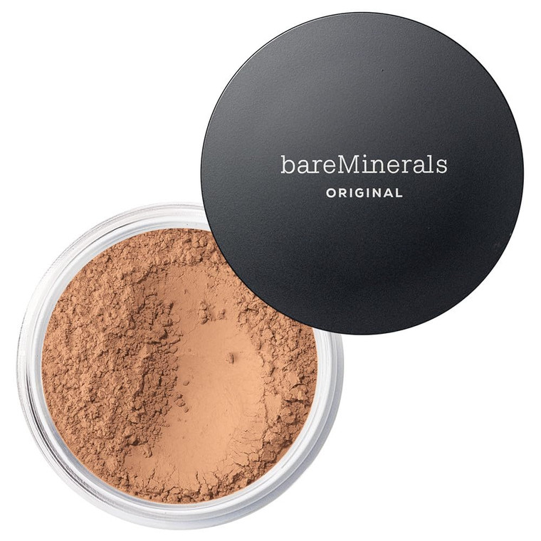 Original Loose Powder Foundation SPF 15, Medium Tan 18, Vegan, Cruelty-Free & Dermatologist-Tested