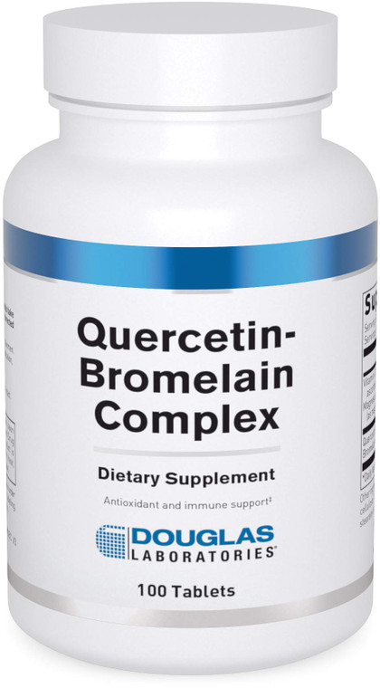 Douglas Laboratories Quercetin Bromelain Complex | Triple Source Antioxidant and Enzyme Formula to Support Vascular and Immune Cell Function* | 100 T