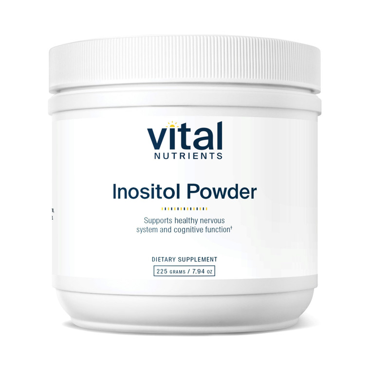 Vital Nutrients Inositol Powder - Myo Inositol Supplement for Women and Men - Supports Energy, Nervous System, Metabolism & Ovarian Function* - Vegan
