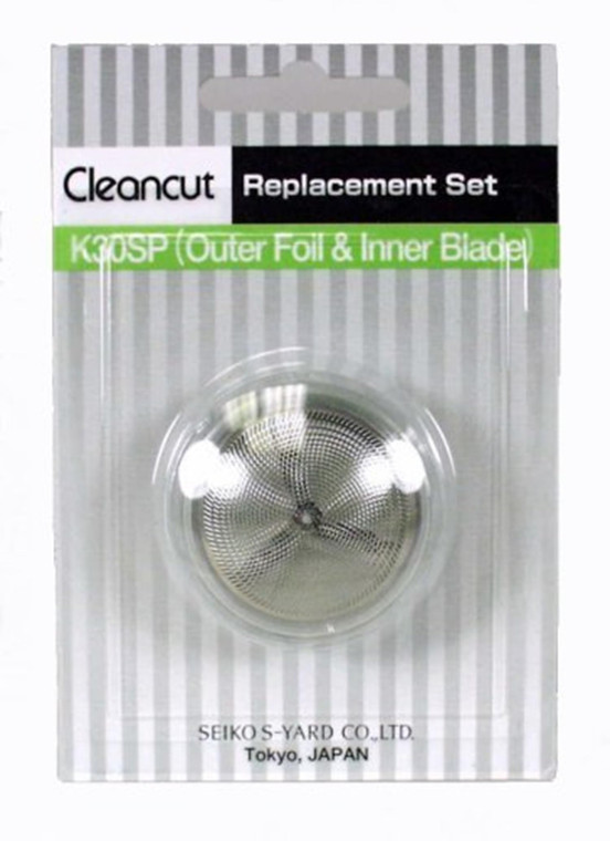Replacement Kit for Cleancut ES412 Personal Shaver - Blade and Foil Head Replacement for Precision Shaving - Includes New Blade, Foil & Cap - Made in