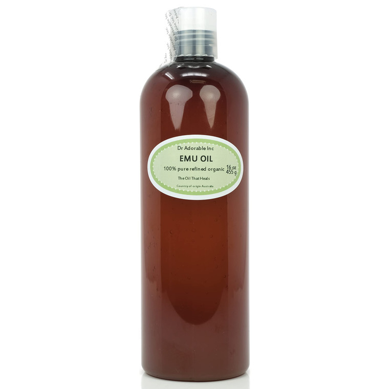 Dr Adorable - 16 oz - Creamy Emu Oil - 100% Pure Natural Organic