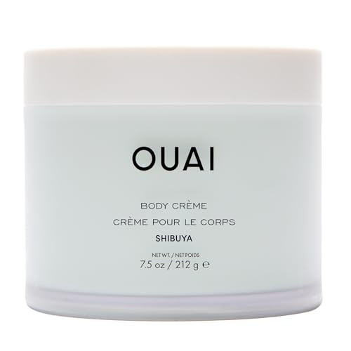 OUAI Body Cream, Shibuya - Hydrating Whipped Body Cream with Cupuaçu Butter, Coconut Oil and Squalane - Softens Skin and Delivers Healthy-Looking Glo