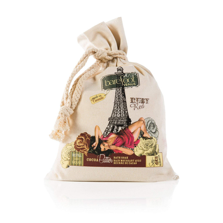 Barefoot Venus Epsom Salt Bath Soak with Cocoa Butter 800 G (Ruby Red)