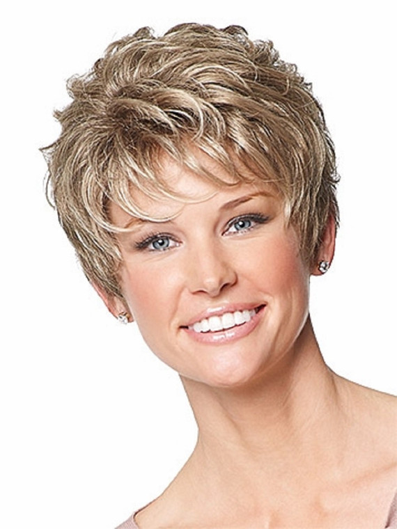 hairuwear Eva Gabor Acclaim Short Layered Petite Size Comfort Cap Wig, Sugared Smoke