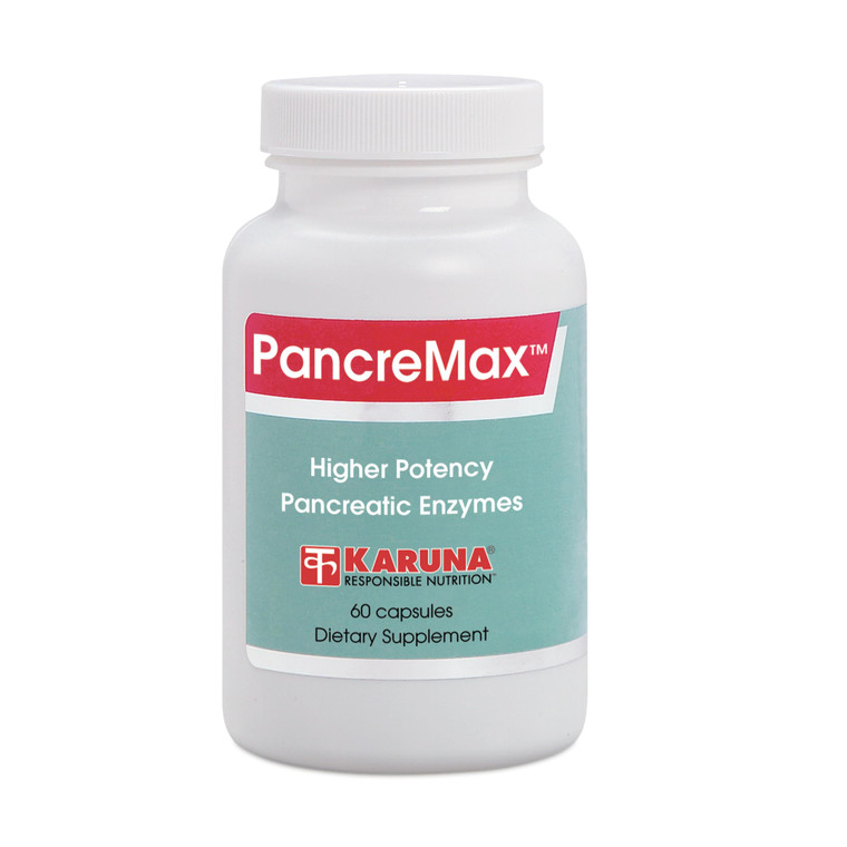 PancreMax 60 Vegetarian Capsules | Pure Pancreatin 500mg, Lipase 31mg