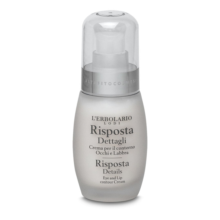 L'Erbolario Risposta Details Eye and Lip Contour Cream, 1 oz, Firming Eye Cream, with Shea Butter, Moisturizing and Nourishing, Cruelty-Free