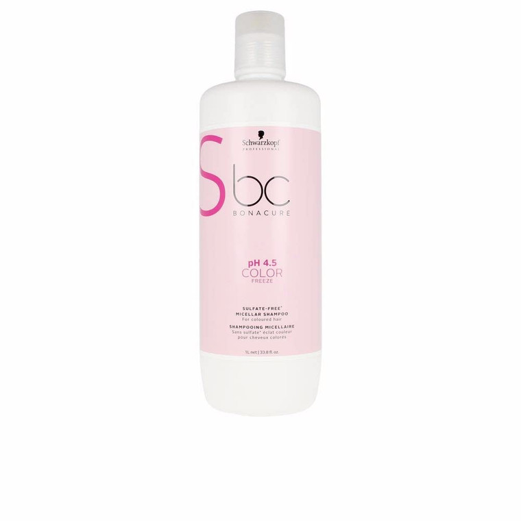 Schwarzkopf Professional Bonacure Color Freeze Ph 4.5 Micellar Sulfate Free Shampoo, Fresh, 1000 ml