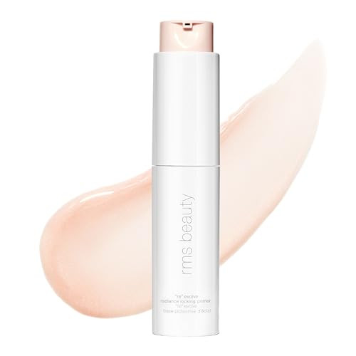 RMS Beauty RE:Evolve Radiance Locking Primer  Lightweight Illuminating Makeup Base With Pore Minimizer, Hydrating Oil-Free Formula to Lock & Enhance