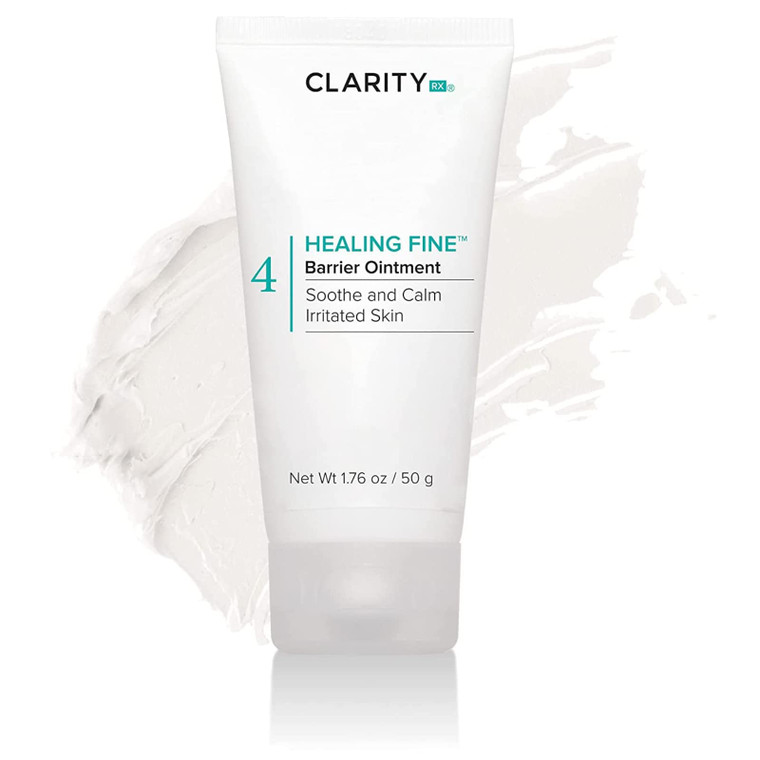 ClarityRx Healing Fine Barrier Ointment, Plant Based Post Procedure Gel for All Skin Types, Paraben Free, Natural Skin Care (1.76 oz)