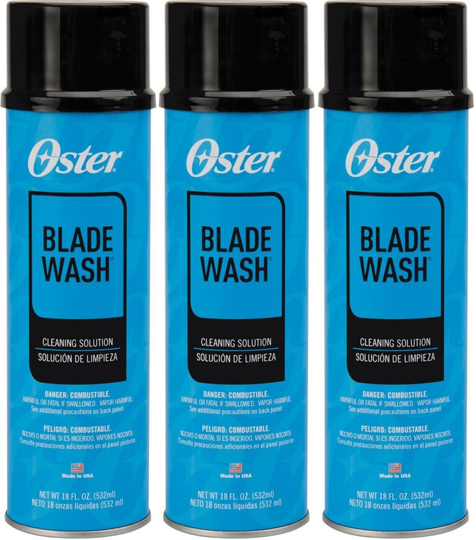 (3 Pack) Oster Blade Wash Liquid Blade Dip, 18-Ounces