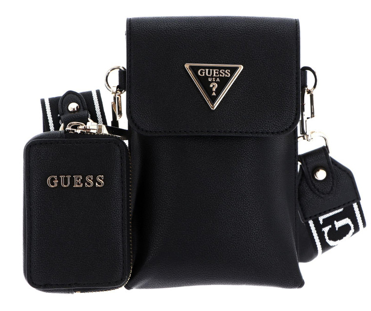 GUESS Latona Flap Chit Chat, Black