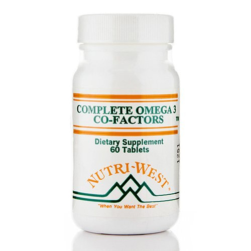Complete Omega-3 Co-Factors (Adult Formula) - 60 Tablets by Nutri West