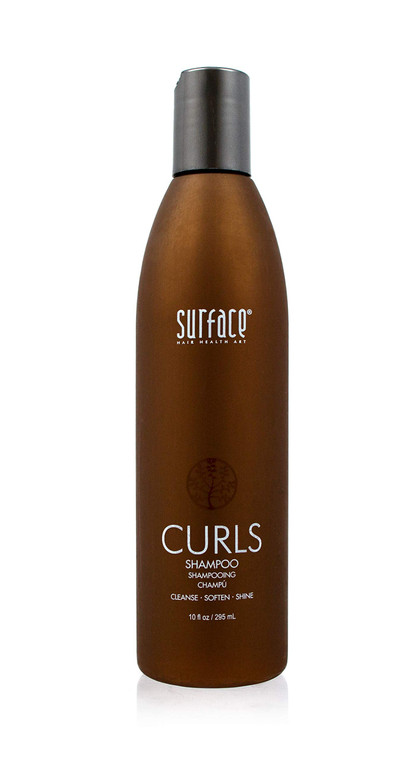 SURFACE Hair - Curls Moisturizing Shampoo  Defines, Adds Shine, and Provides Frizz Free Style Longevity - 10 fl oz