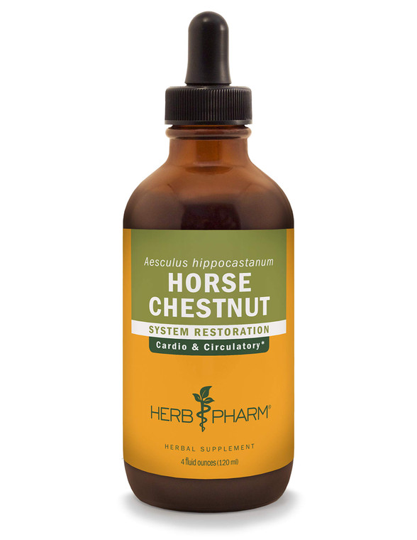 Herb Pharm Horse Chestnut Liquid Extract for Healthy Veins and Circulation - 4 Ounce