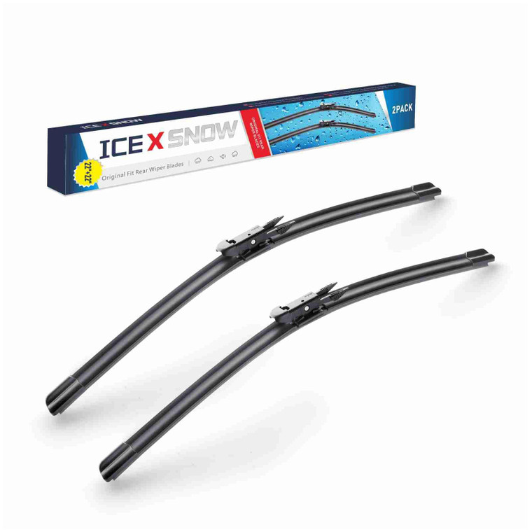 22"+22" Wiper Blades Replacment for Chevy Silverado 2013-2008 Silverado 1500/2500HD/3500HD;GMC Sierra 2013-2008 OEM Quality Windshield Wiper Blades(S