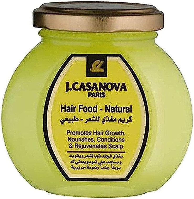 1Pack J. Casanova Hair Cream hair food natural yellow 5.29 oz, 150gm