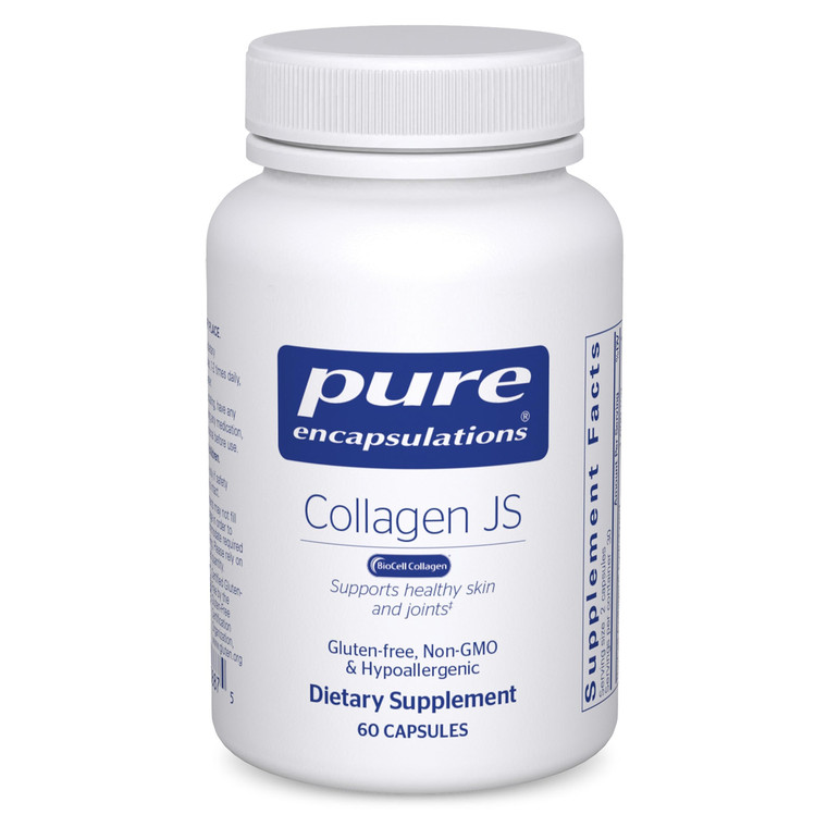 Pure Encapsulations Collagen JS - Skin & Joint Health* - 1,000 mg Hydrolyzed Biocell Collagen - Gluten Free & Non-GMO - 60 Capsules