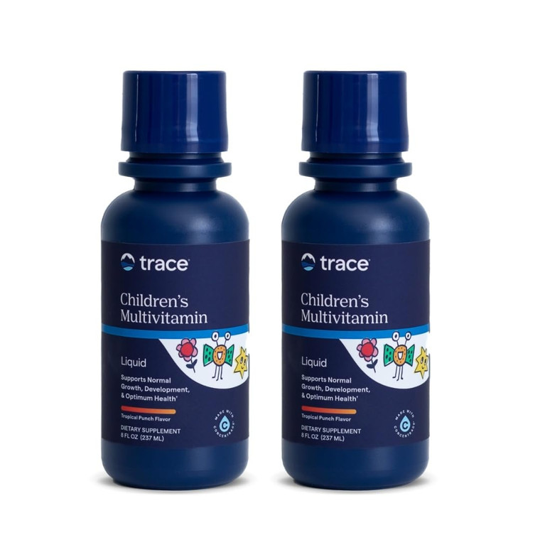 Trace Minerals Children's Multivitamin - Kids Multivitamin Supplement That Supports Children's Health - Immune Support - Easy Liquid - Gluten-Free -