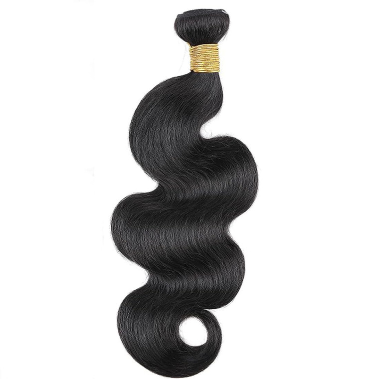 Brazilian Human Hair Bundles Body Wave Human Hair Single Bundle 24inch 100% Unprocessed Virgin Human Hair Body Wave Raw Quick Weaves Deals Natural Bl