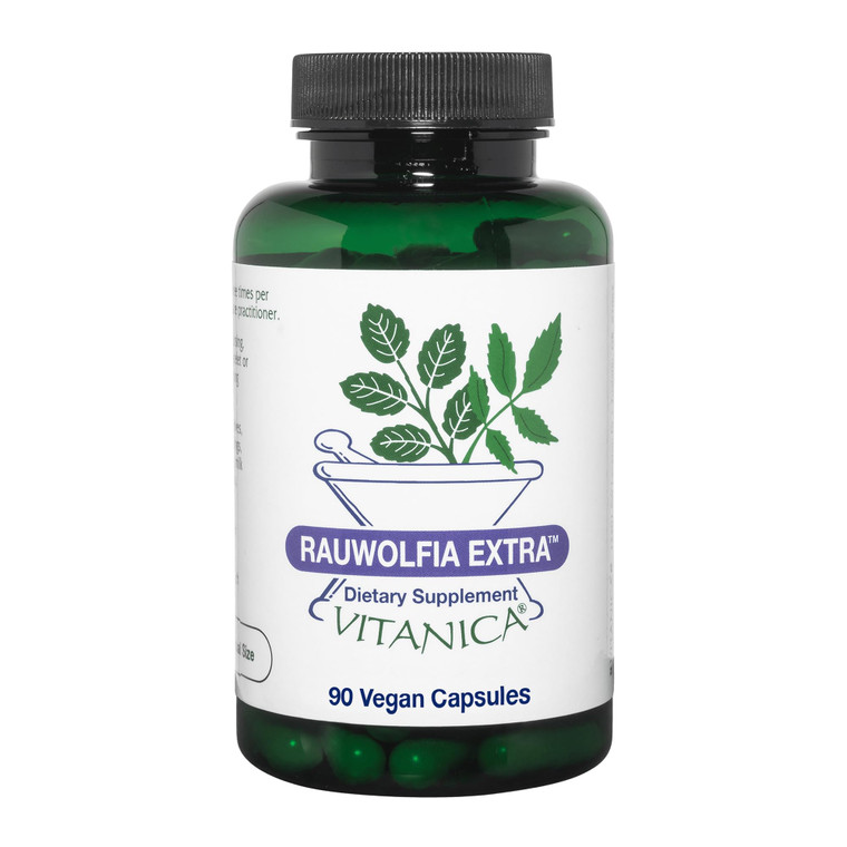 Vitanica Rauwolfia Extra, Cardiovascular Support Supplement, Vegan, 90 Capsules