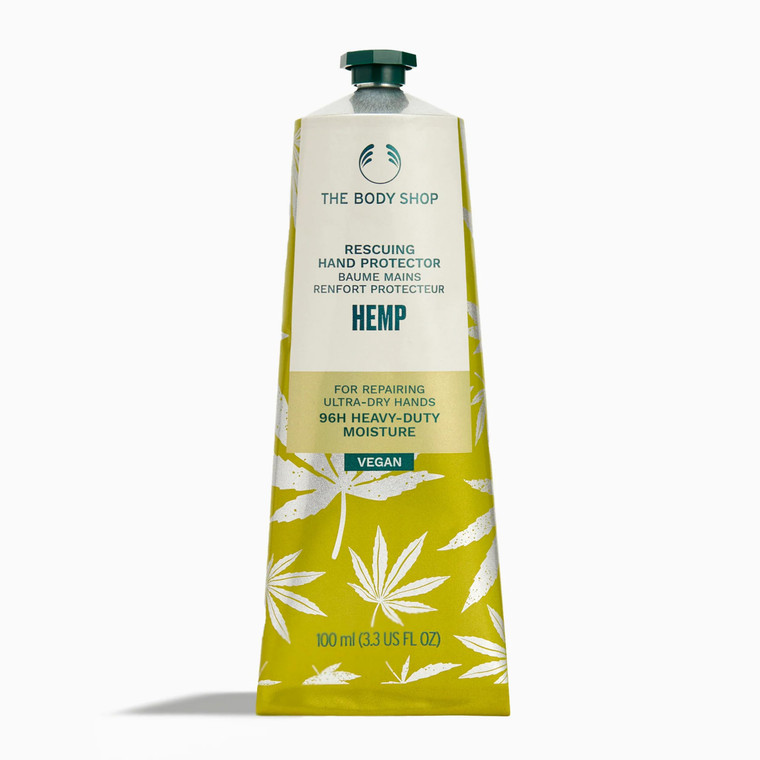 The Body Shop Hemp Hand Protector  Protecting & Hydrating Care for Ultra Dry Hands  3.3 oz