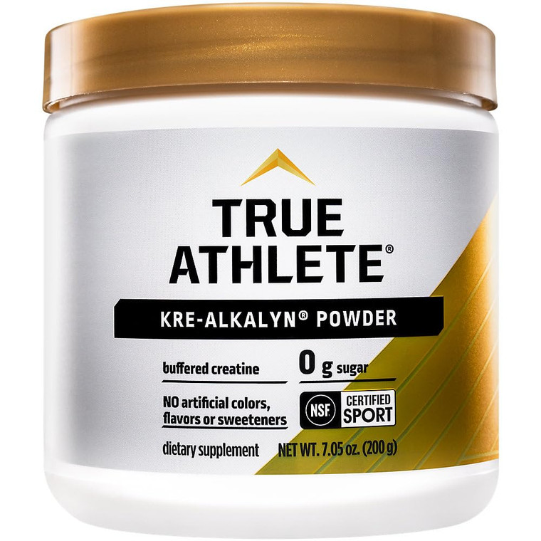 True Athlete Kre Alkalyn Powder - Helps Build Muscle, Gain Strength, and Increase Performance, Buffered Creatine - NSF Certified for Sport (7.05 Ounc