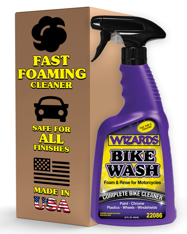 Wizards Bike Wash - Cleaner For Motorcycle Washing Kit- Quick Detailer for Bike with Bug Remover - For Your Motorcycle Accessories and Detail Kit - 2