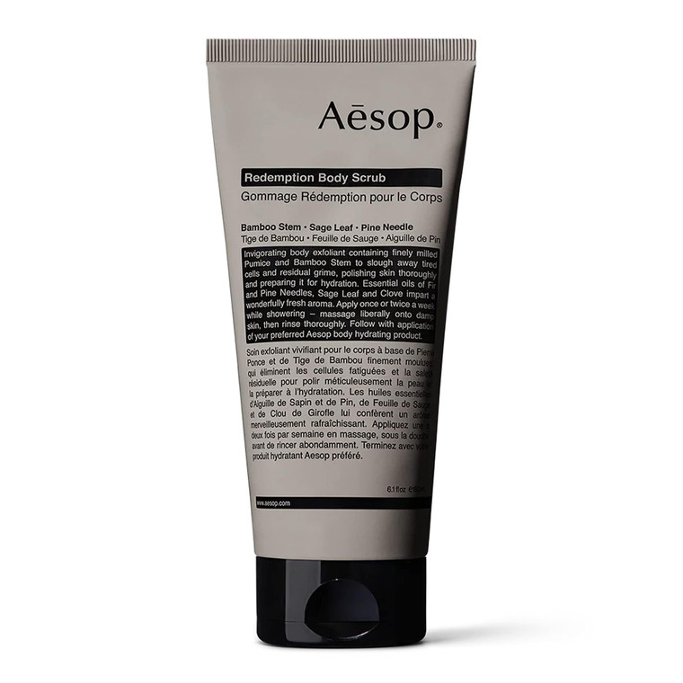 Aesop Redemption Body Scrub | Finely Milled Pumice and Aromatic Botanicals to Polish the Skin | 6.5oz / 180mL